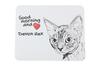 Devon Rex - Mouse Pad with Print, Personalized Cat Pad, Unique Gadget for an Office Worker from the Art-Dog Brand
