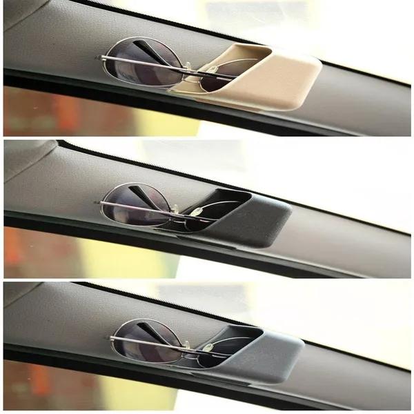 2Pcs Car Sunglasses Organizer Eyeglasses Glasses Holder Mobile Phone Organizer Storage Boxes Car Glassess Holder Car Accessories