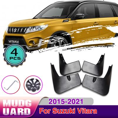 Car Mudguards Mudflap For Suzuki Vitara Escudo LY 2015 ~  Front Rear Wheels Splash Mud Guards Mudflap Fender Car