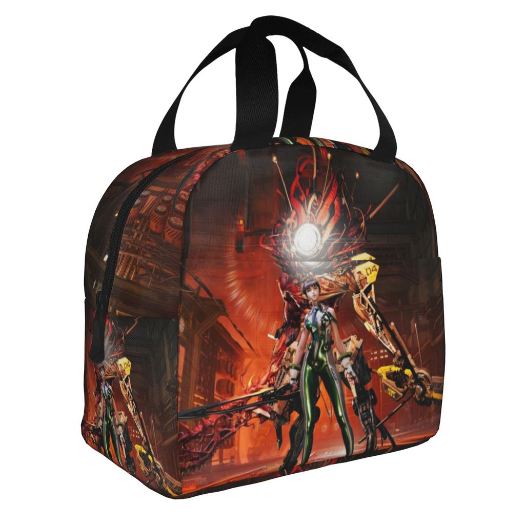Korean Action Adventure Game Stellar Blade Insulated Lunch Bag for Women Resuable Thermal Cooler Bento Box Office Picnic Travel
