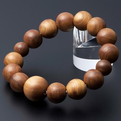 Buddhist altar shop Takita Shoten Specielt Udvalgt Armbånd Bøn Træ Indisk Sandeltræ 14mm Kugler Bedekæde Duftende Gammel Bjerg Armb