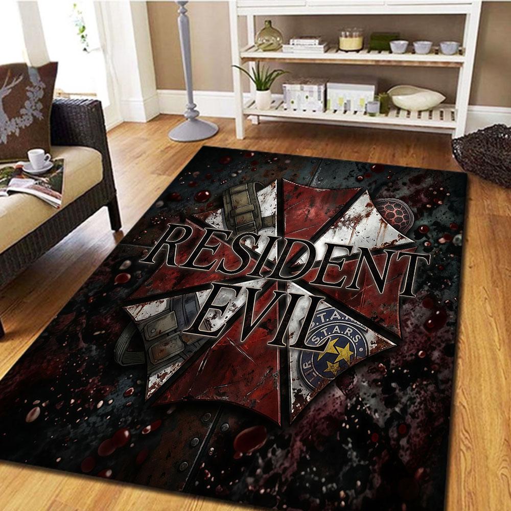 Resident Evil New Patterned Carpet for Home Decor Play Floor Carpet Beds Ideal Gift Gifts HE226