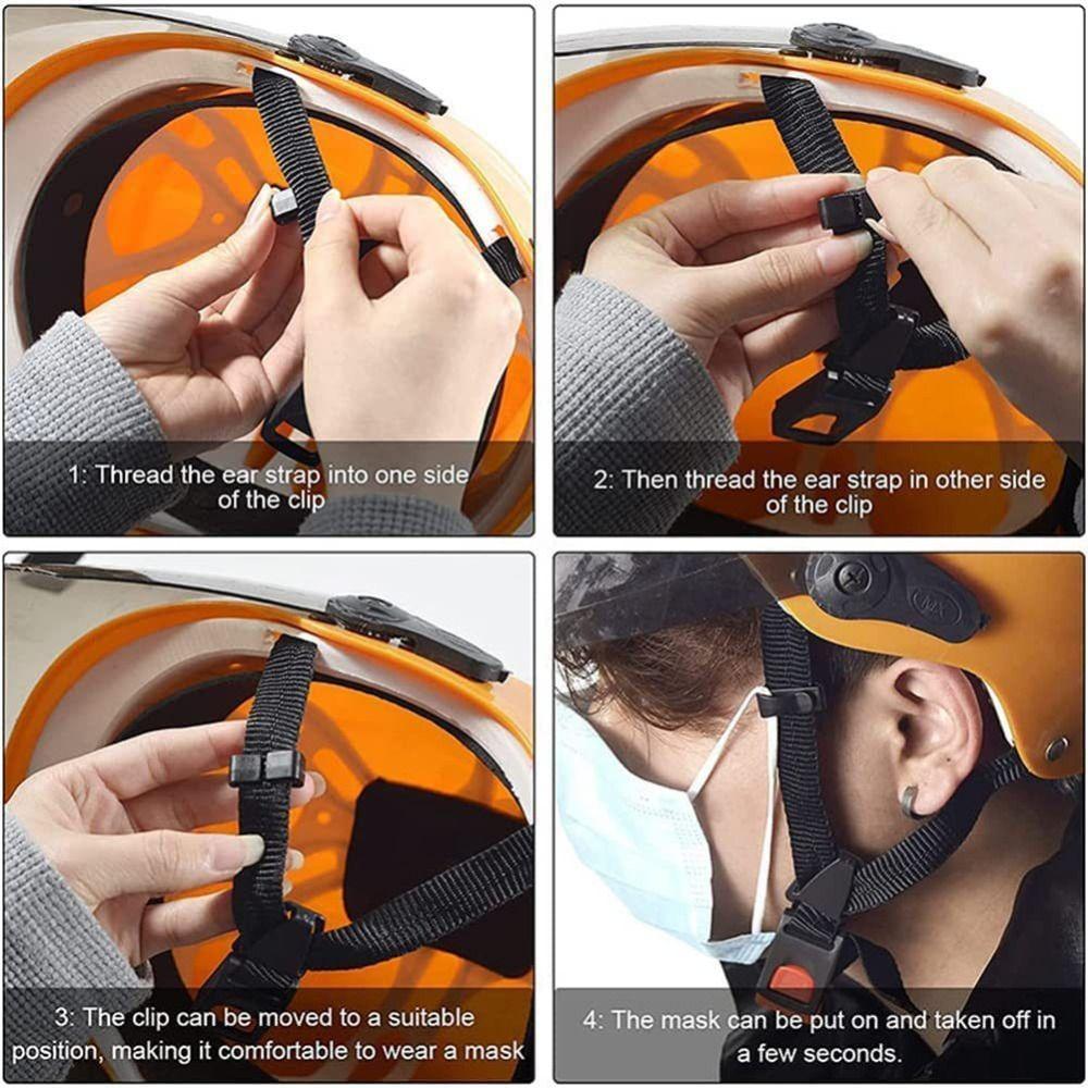 Clip Belt Clamp Molle Buckle Keyhole Clamp Helmet Clip Strap Buckle Waist Belt Clip Mask Clip