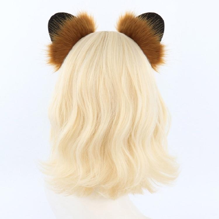 Artificial Anime Ear Hairhoop for Women Girl Adjustable Anime Maid Headband Halloween Party Cosplay Costume Accessories