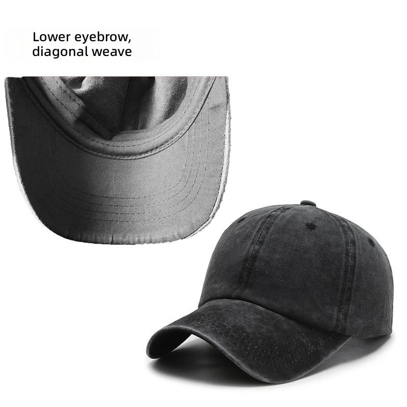OEM Custom Logo Washed Soft Top Vintage Dad Hats Adjustable Plain Custom Baseball Cap for Men Women