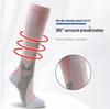 Women's Autumn High-Performance Compression Socks: Knee-High, Cycling, Antibacterial & Odor-Resistant