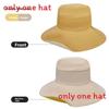 Reversible Wide Brim Sun Hat With Solid Color Design For Summer Use Casual