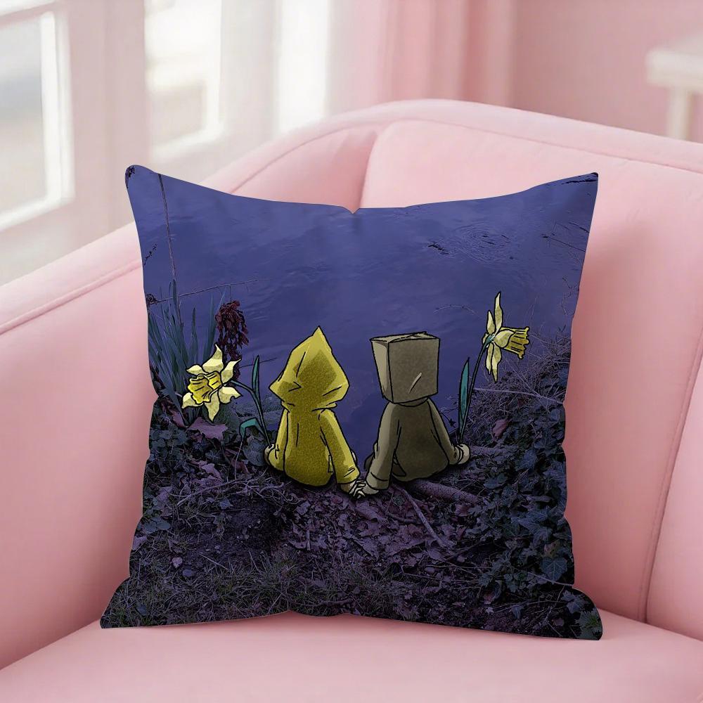 Game Little Nightmares Pillow Case PillowCover Square PillowCase Sofa With For Pattern Comfortable Cushionsuitable All Kinds Of