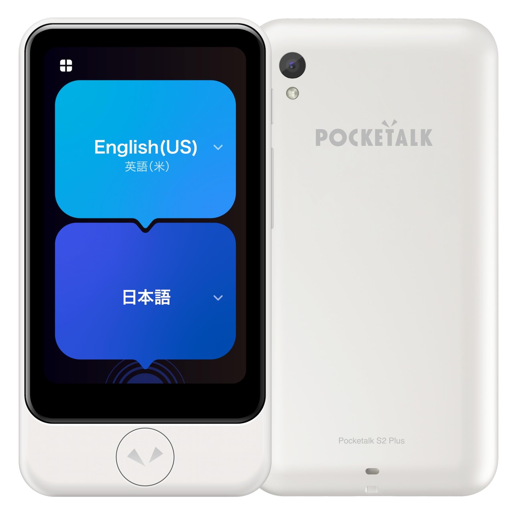 

POCKETALK S2 Plus with 5-Year Global Communication Coverage, White (Translator, Interpreter, Camera Translation)
