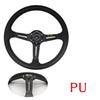 Universelles 14 Zoll PU Auto-Rennlenkrad Deep Corn Drifting Sportlenkrad