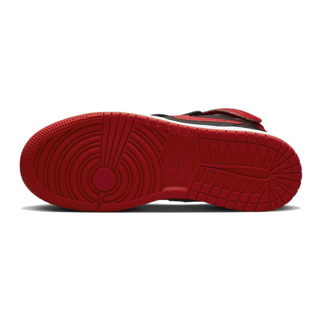 Sneakers per Bambini Air Jordan 1 High FlyEase GS Bred Nero Bianco Rosso Fuoco DC7986-060