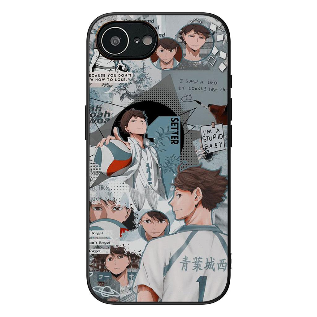 Toru Oikawa Haikyuu Shoyo Hinata Case for Motorola Moto G54 G05 G24 G45 G55 G75 G85 G15 G57 G86 Power Edge 50 30 Fusion neo Pro
