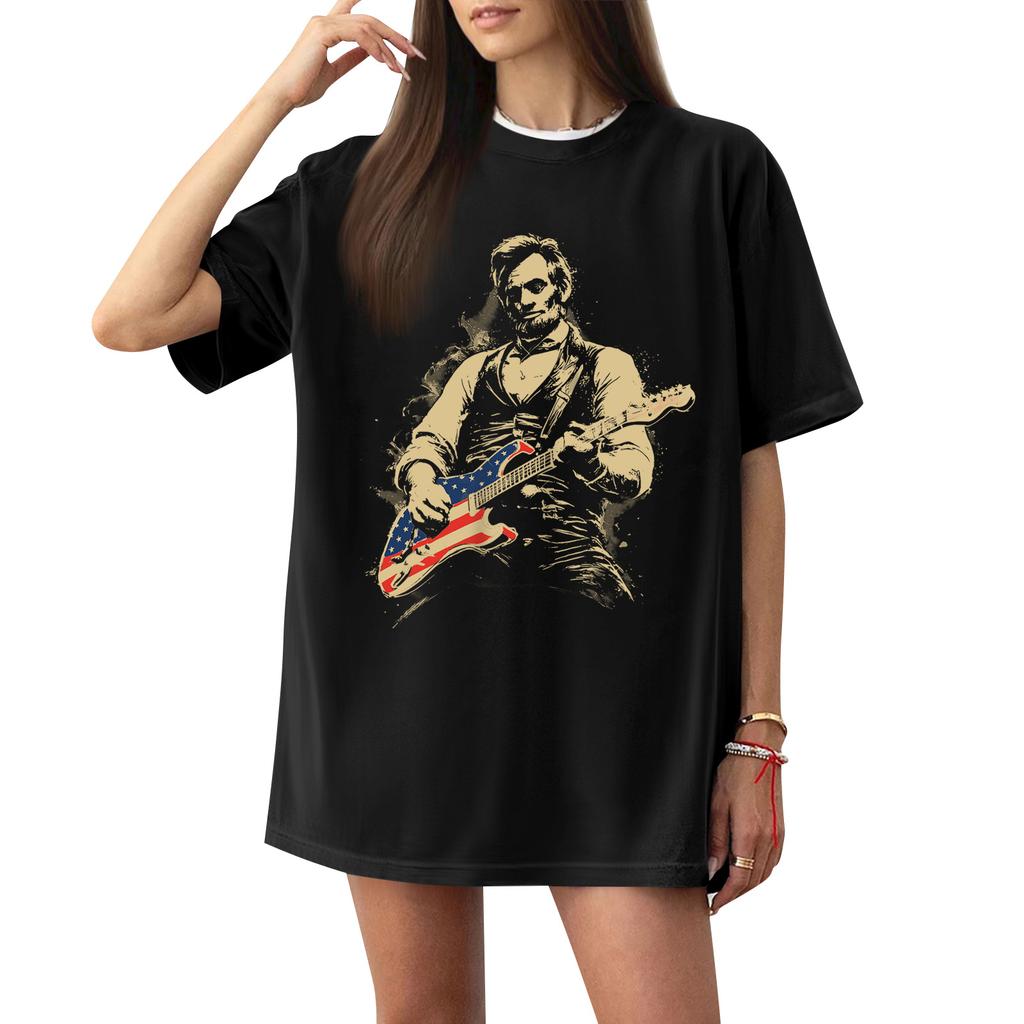 Women's Casual Letter Print Short-sleeved Top T-shirt