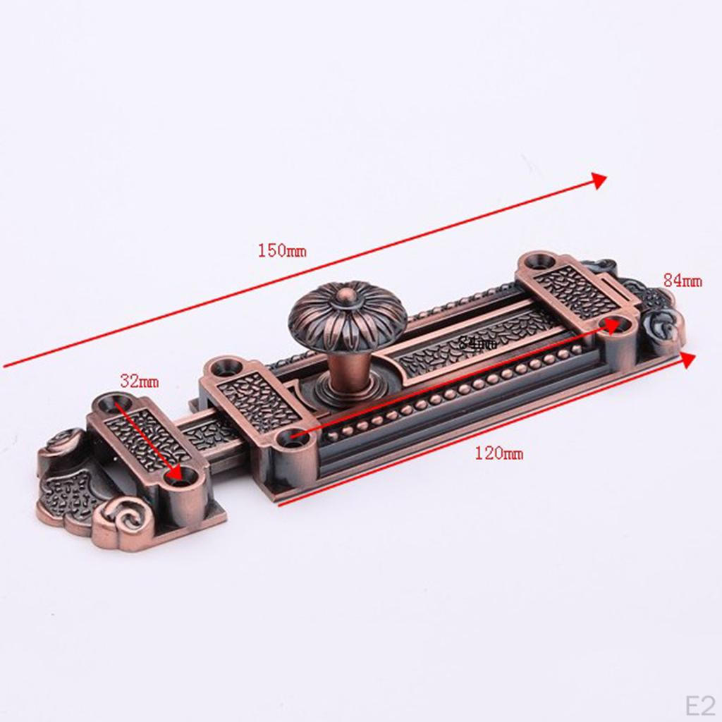 Latches Lock, Keep You and Private, Door Latch Sliding Lock with 12 Screws