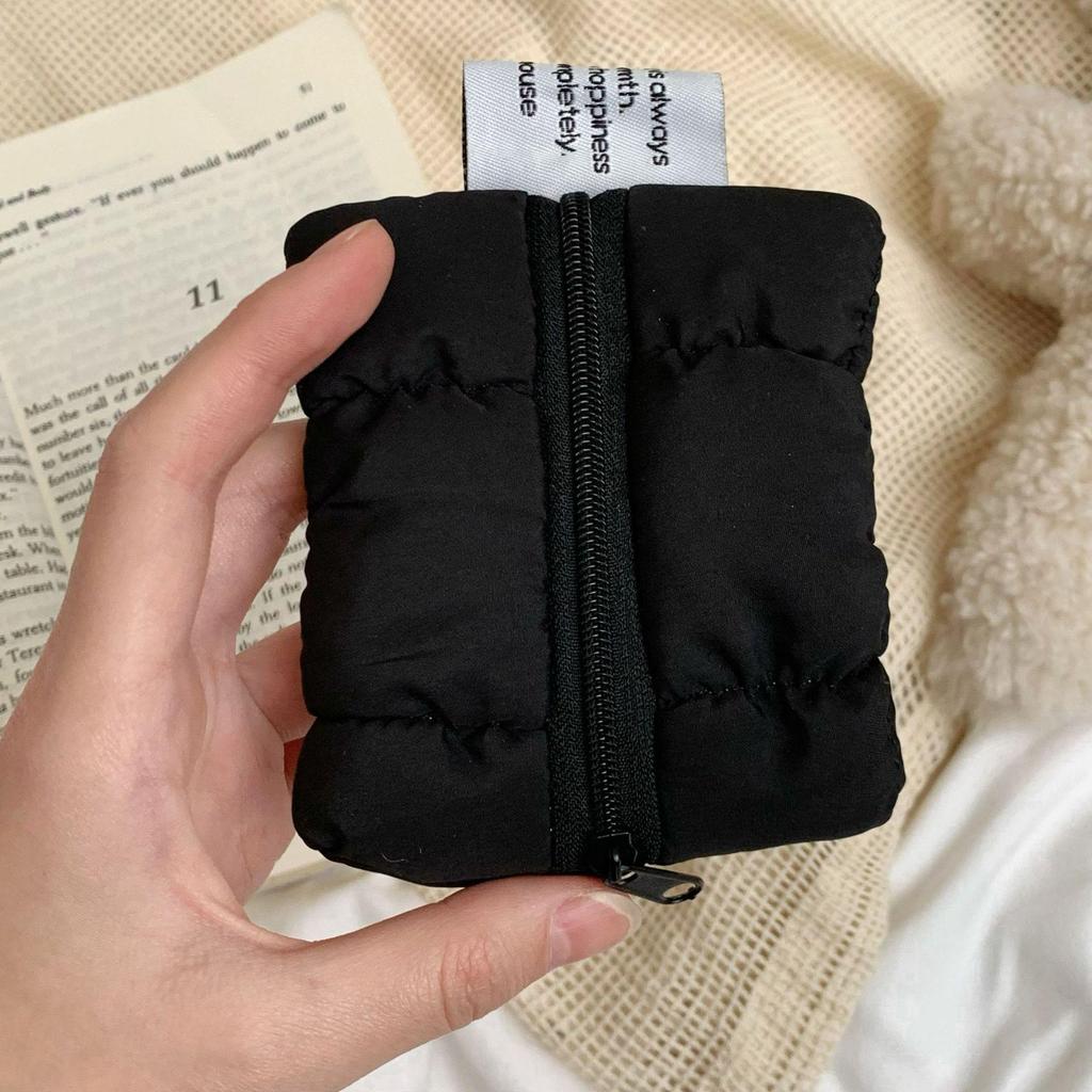 Ins Cloud Zero Wallet: Stylish Mini Card Holder & Hand-Held Storage Bag with Hanging Feature