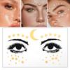 Naklejki Tatuaże Piegi Brązujące Naklejki do Makijażu na Pokaz Bal Maskowy Metalowe Tymczasowe Naklejki Tatuaże