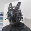 CyberPunk Masks M-Clasp Night City LED Festival White Armoured Cosplay Stage Property SCI-FI Halloween Party Gifts For Adults