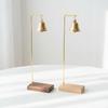 Support de Carillon Éolien à Base Plate Bois Massif Stable Support d'Exposition pour Bijoux Gain de Place Universel Support de Rangement pour Colliers