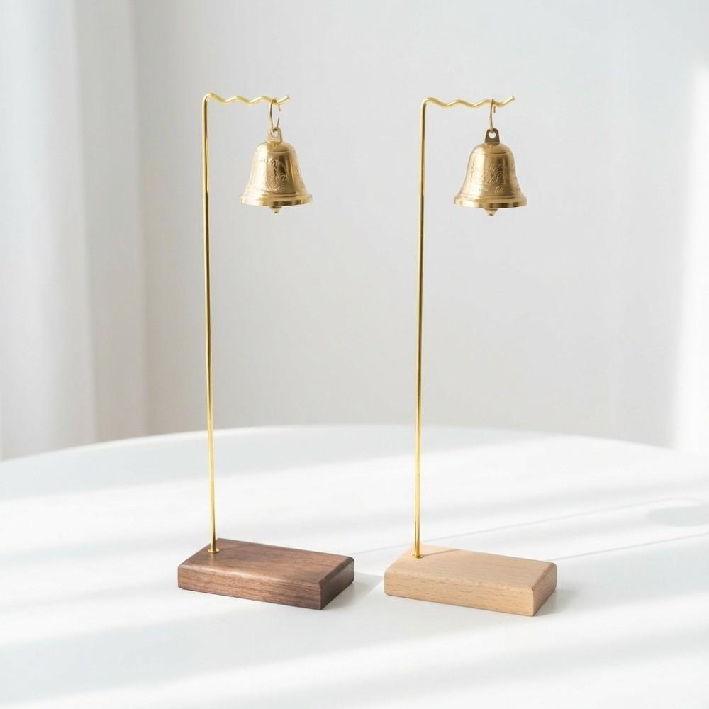 Support de Carillon Éolien à Base Plate Bois Massif Stable Support d'Exposition pour Bijoux Gain de Place Universel Support de Rangement pour Colliers