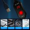 Mini Aquarium Heating Rod Fish Tank Aquarium Heater Submersible Thermostat Heater 18-34°C Adjustable Temperature USB Charging+