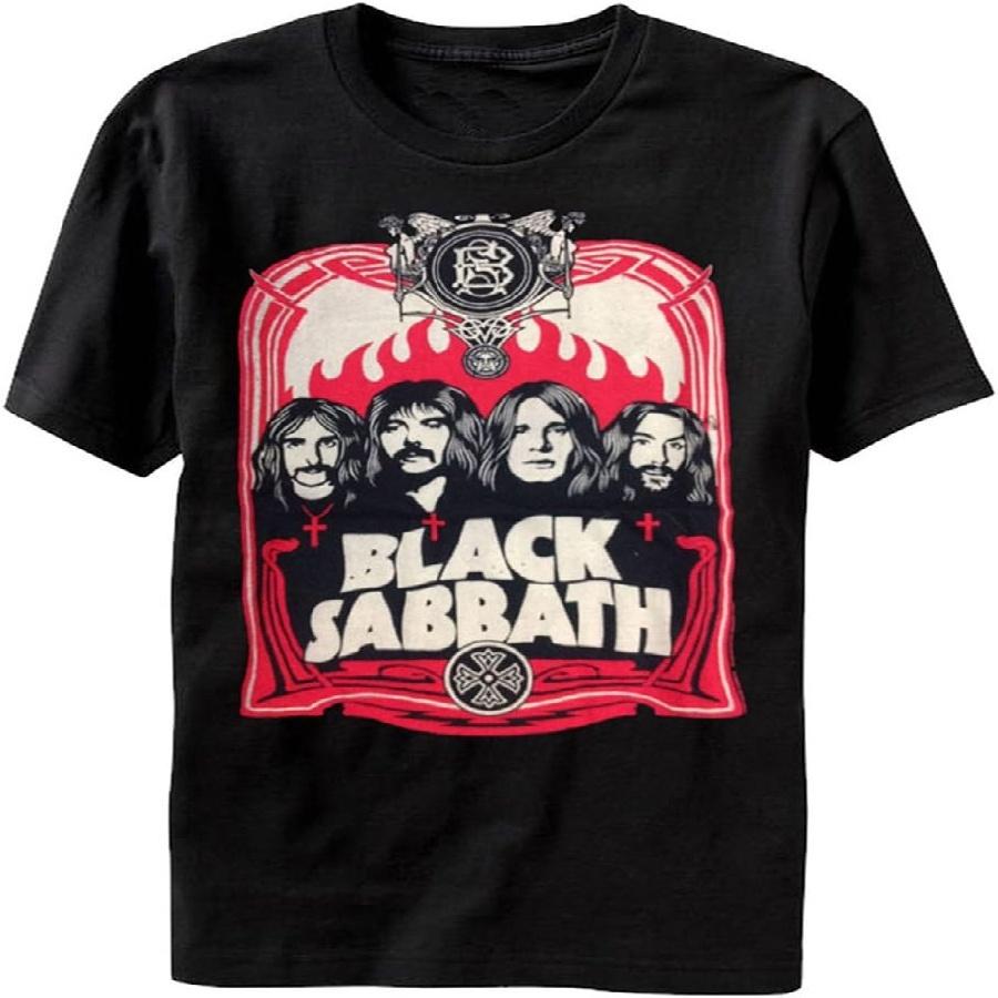 Black Sabbath Red Flames Group Portrait T-Shirt XXXXXL чёрный
