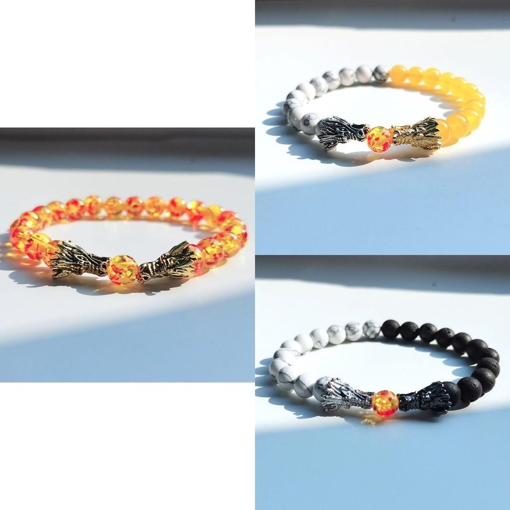 Fashionable And Minimalist Zinc Alloy Bracelet With White Turquoise And Yellow Crystal