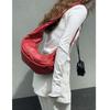 Oil Wax Skin Moon Dumpling Bag Retro Texture Crossbody Bag Underarm Single-shoulder Bag