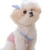 Breathable Summer Puppy Clothes Heart-shaped Print Pet Costume Sweet Cute Dog Vest  Spring Season