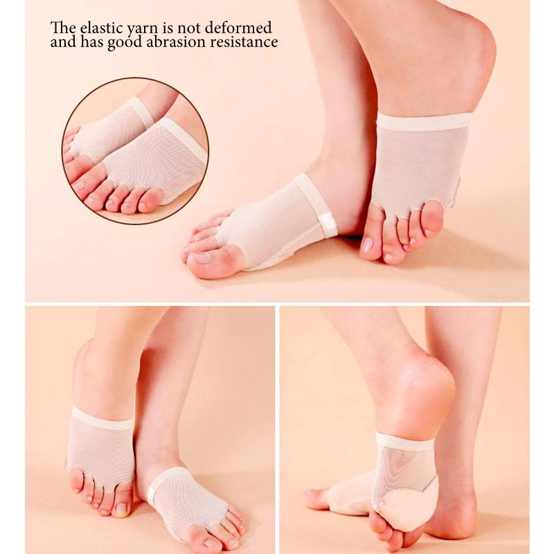 1 Pereche Paduri pentru Degete Dans Balet, Pantofi de Practică Dans, Thonguri pentru Picioare, Labuțe de Dans Talpă, Paduri Metatarsiene, Pernuțe pentru Bătăturile de pe Talpă