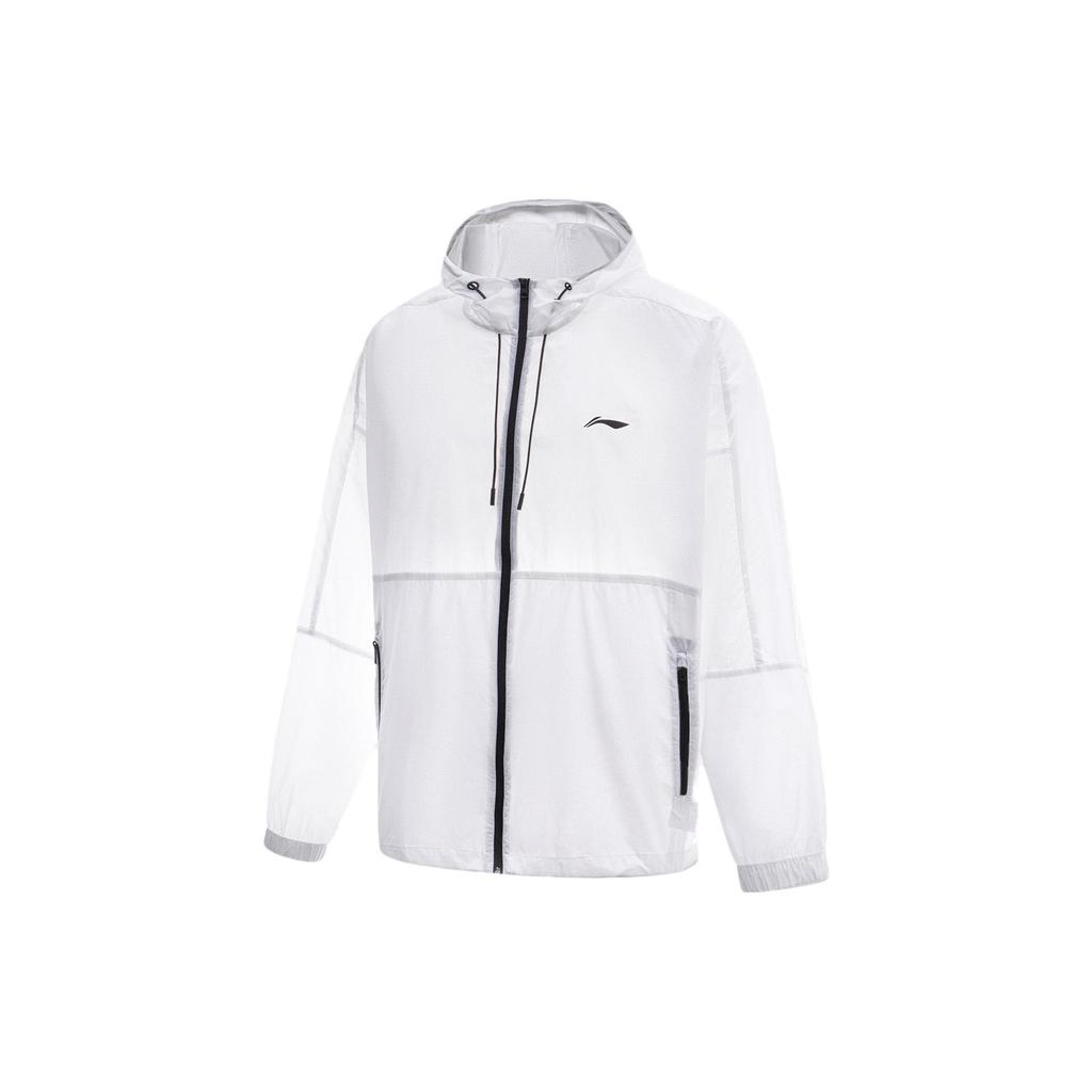 Li Ning Smoothie Sun Protection Clothing Unisex Standard White AFDU831-5