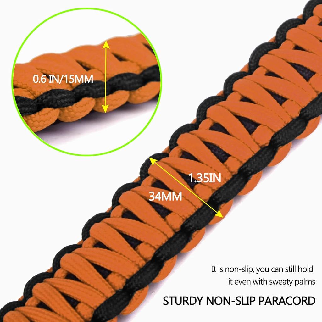 Xislet ATV Grab Strap Compatible With Polaris Sportsman Can Am Outlander Honda Foreman Motocycle Bike ATV Paracord Grip Handle For Kids Universal For