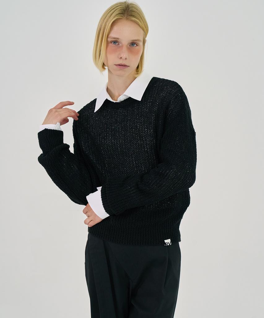 RAVEROUS Hazzi Cotton Knit Black