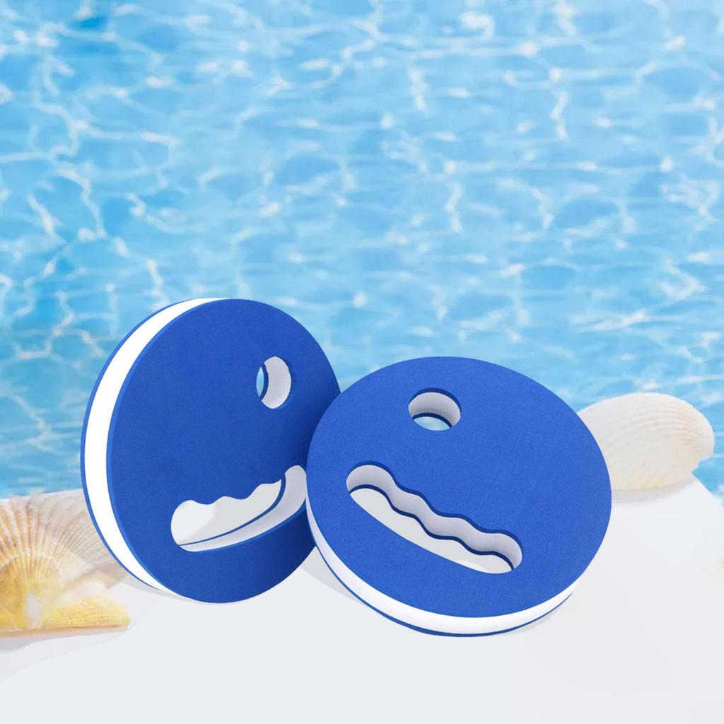 2x Wassergymnastik-Scheiben 16 cm Ø Handlich Tragbar Zubehör Leichtes Aerobic-Gerät für Erwachsene Männer Frauen Pool Anfänger