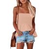 Tube Tops For Women,Cute Sexy Off Shoulder  Print Sleeveless T-Shirt