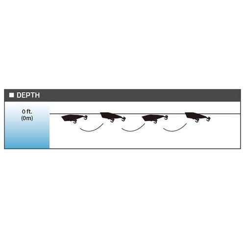 YO-ZURI Köder Popper Hydro Popper 120mm GM Gewicht: 43g R1152-GM-Grün