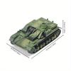 1/ 72 German Tank Model DIY Assemly Puzzles Model Educational Collection WW II Building