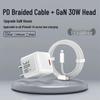PD 30W Transparent GaN Charger for Apple 8-17 Phones - Fast Charging