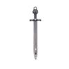 Anime Charms Multi Color Medieval Sword Pendants For Fantasy Warrior Themed Jewelry