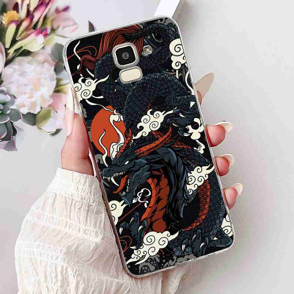 For Samsung Galaxy J6 2018 SM-J600F Case Popular Love Cool Tiger Soft Silicone TPU Cover For Samsung j6 J6 2018 Phone Shell Bag