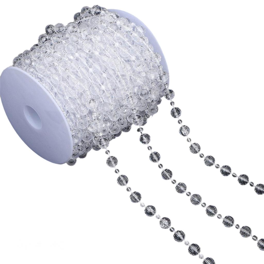 Bead Chain Clear Plastic Craft Bead String Handmade Jewelry Accessories For Art Craft Necklace Bracelets Jewelry Making