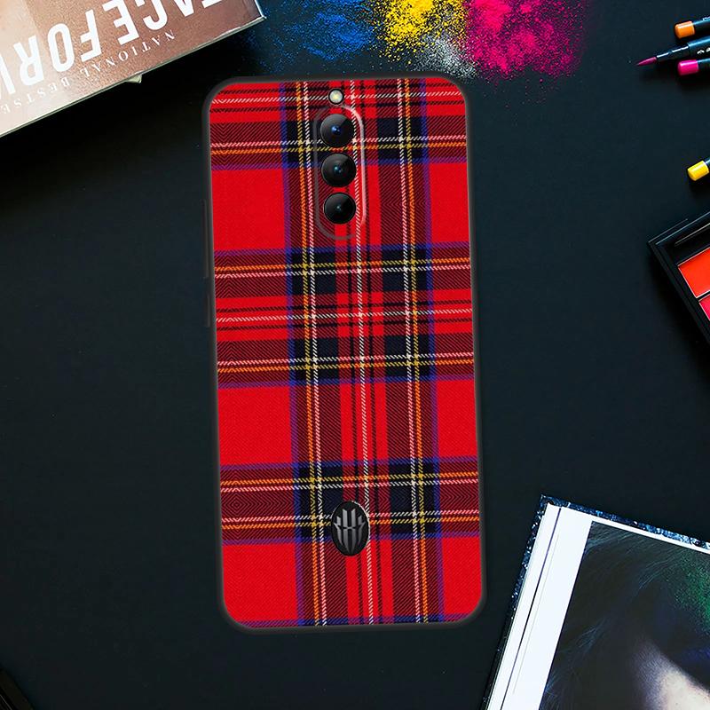 Clan Stewart Dress Tartan Plaid Case For ZTE Nubia Red Magic 9 Pro Plus RedMagic 8 8S Pro Plus 6 7 6S 7S Pro 5S 6R 5G Cover