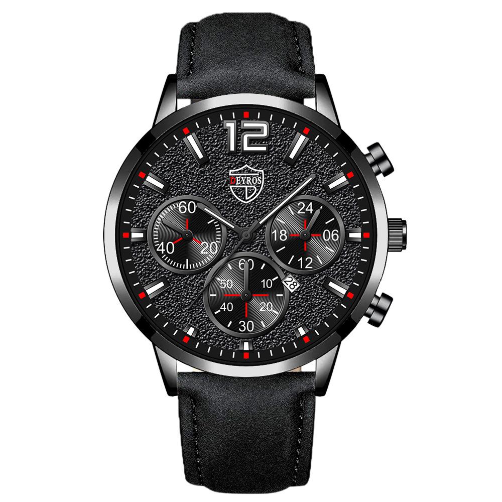 Belt Men S Watch Fashion Trend Calendar Luminous Quartz Watch