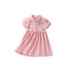 Cross-Border Malwee Girls' Dress Summer New Short-Sleeved European and American Style Fashionable Little Girl Princess Dress