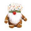 Faceless Gingerbread Man Doll/ Handmade Gnomes Figurines for Christmas Party