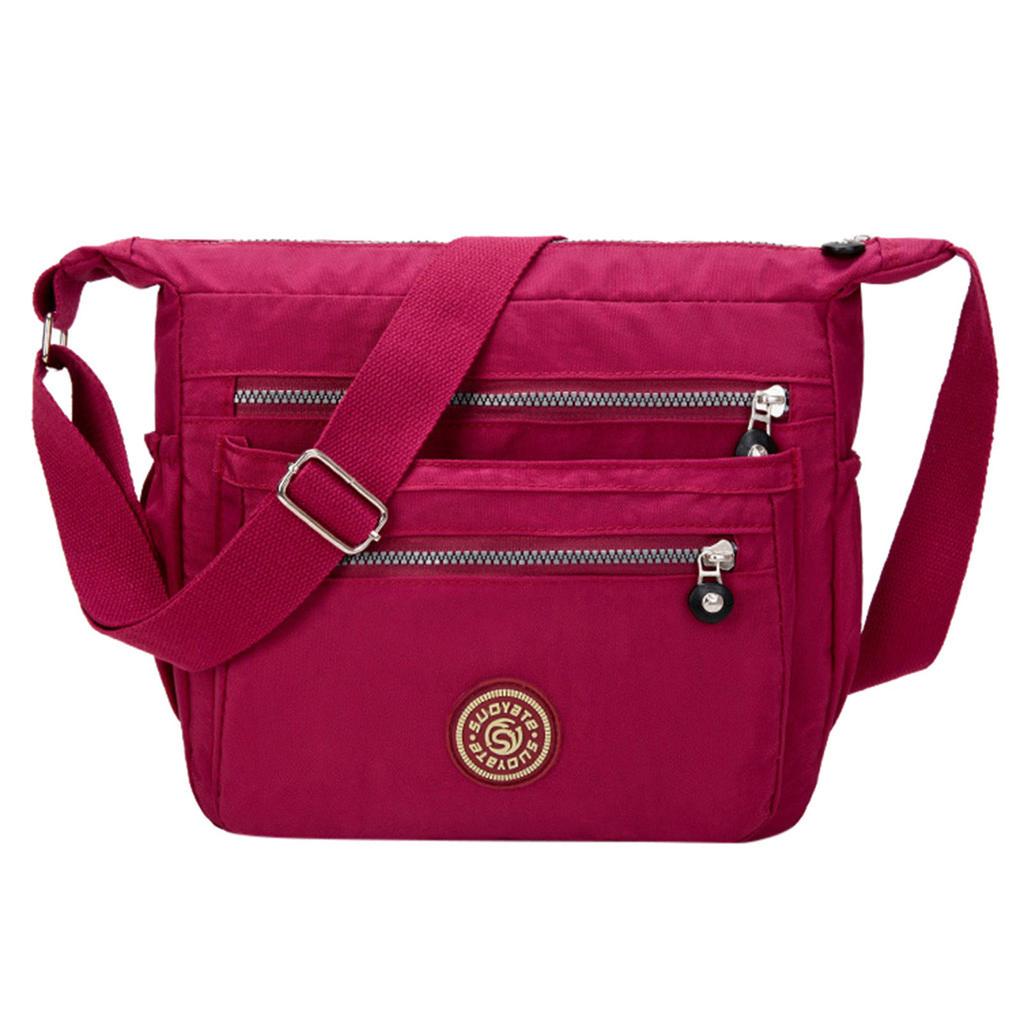 Nová kabelka s potiskem látková taška Messenger Bag Módní nylonová voděodolná taška přes rameno