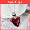 Fate Night Tohsaka Rin Collectors Edition Necklace With Heartshaped Pendant For Fans