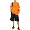 Off-White SS22 Geometric Arrow Logo Print Short Sleeve T-Shirt Men Tops Orange OMAA027R201850101910