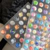 Cute Universe Planet Nail Stickers 3D Star Space Design Slider Press On Nail Decals Nail Art Decoration Manicure Salon Diy