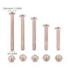 2Sets Stainless Steel Luggage Screws, Luggage Accessories Luggage Wheels Bolts