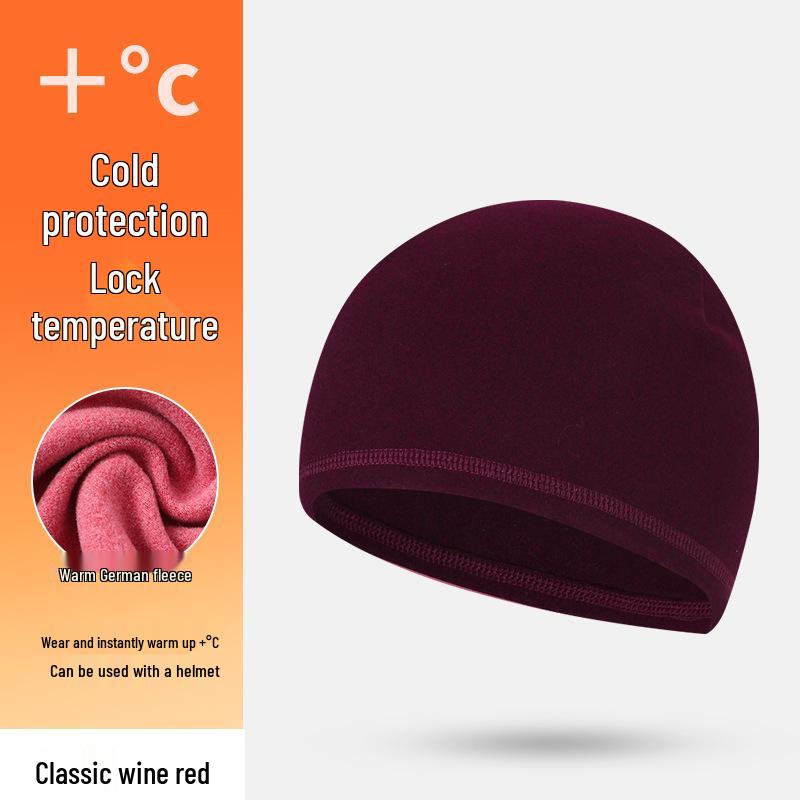 Fleece-Lined Windproof Cycling Hat with Ear Protection